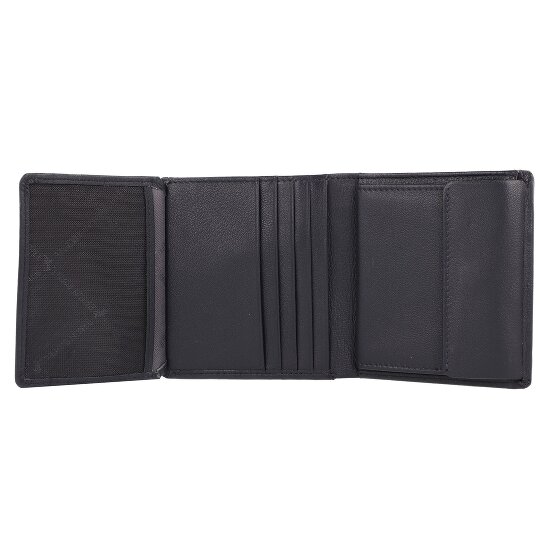 Braun Büffel Hannes Portfel Ochrona RFID Skórzany 9.5 cm