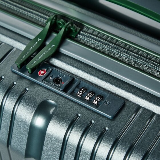 Polestream Paris 4 kółka Walizka kabinowy 55 cm z plisą rozprężną