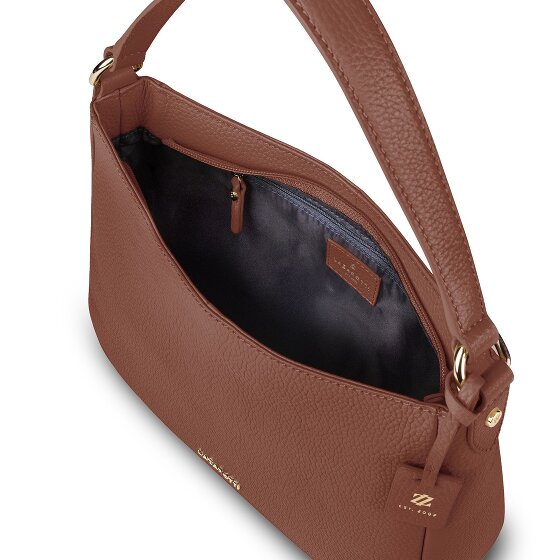 Lazarotti Skórzana torba na ramię typu hobo „Bologna” – 27 cm