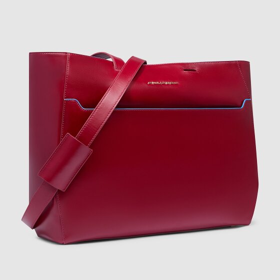 Piquadro Blue Square Shopper Bag Skóra 40 cm