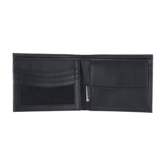 oxmox Leather Portfel Ochrona RFID Skóra 12 cm
