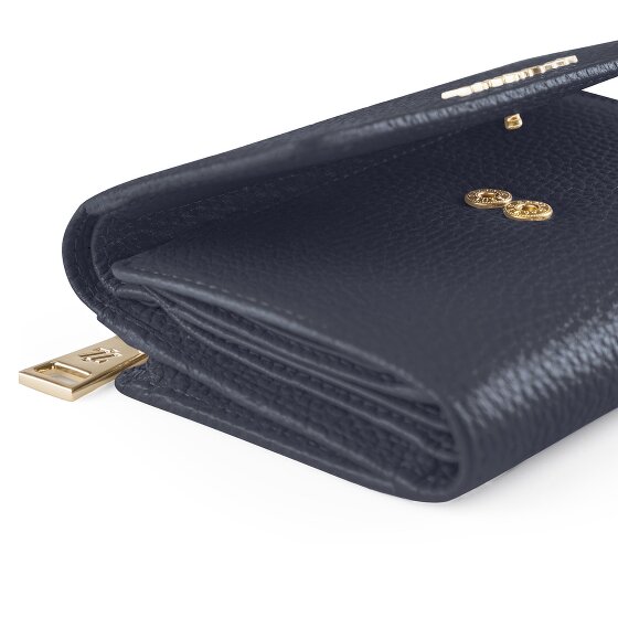 Lazarotti Portfel Bologna Leather XL z kieszenią zapinaną na zamek dookoła, Skóra, 14 cm