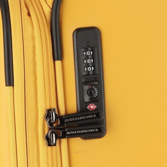 Mandarina Duck Eco Coated 4 kółka Walizka L 78 cm z plisą rozprężną