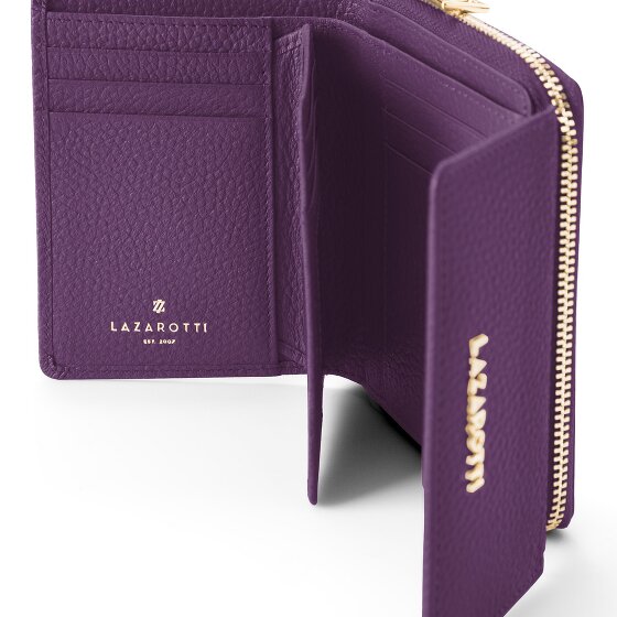 Lazarotti Portfel z skóry typu „zip-around” z Bolonii, 12 cm