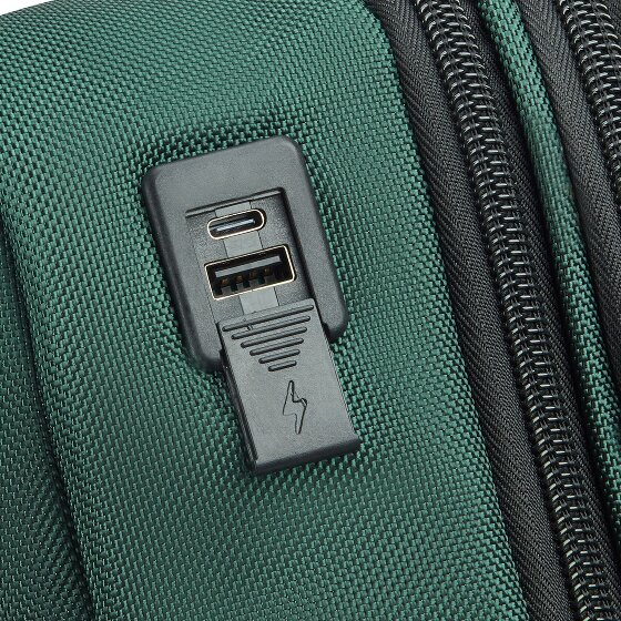 Delsey Paris DLC Pro 2 kółka Walizka kabinowa 55 cm Komora na laptopa