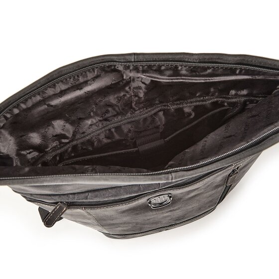 Jack Kinsky Baltimore 15 Plecak biznesowy Skórzany 43 cm Komora na laptopa