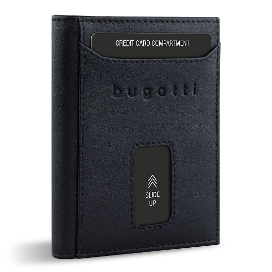 bugatti Secure Slim Portfel Ochrona RFID Skórzany 8 cm