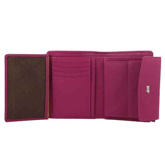 Braun Büffel Joy Portfel Ochrona RFID Skórzany 12 cm