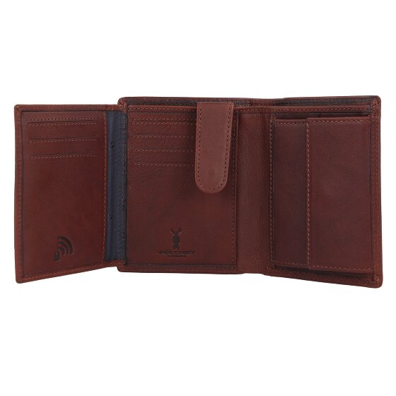 Jack Kinsky Montreal Portfel Ochrona RFID Skórzany 12 cm