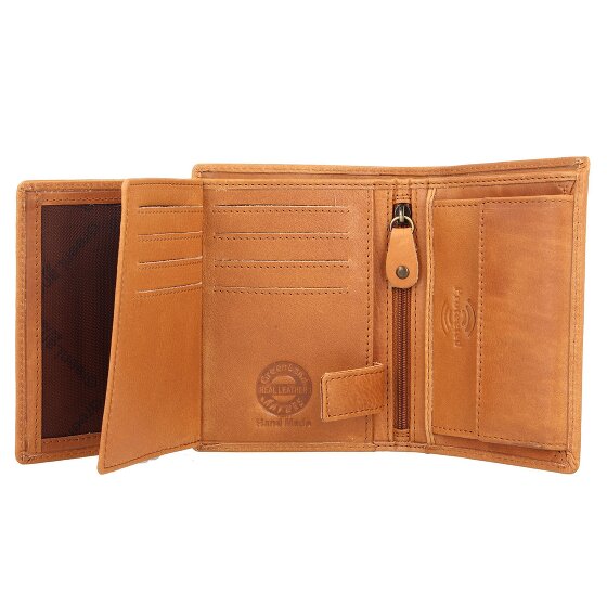 Greenland Nature GreenLand NATURE Portfel Ochrona RFID Skórzany 9 cm