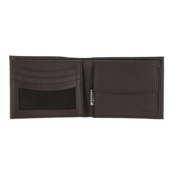 oxmox Leather Portfel Ochrona RFID Skóra 12 cm