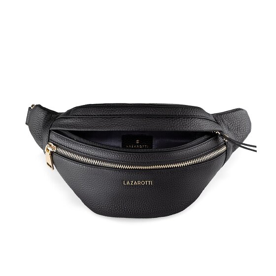 Lazarotti Bologna Leather Double-Zip Belt Bag Crossbody Leather 25 cm