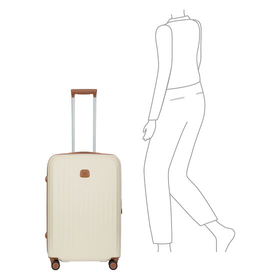 Bric's Taormina 4 kółka Walizka M 69 cm z plisą rozprężną