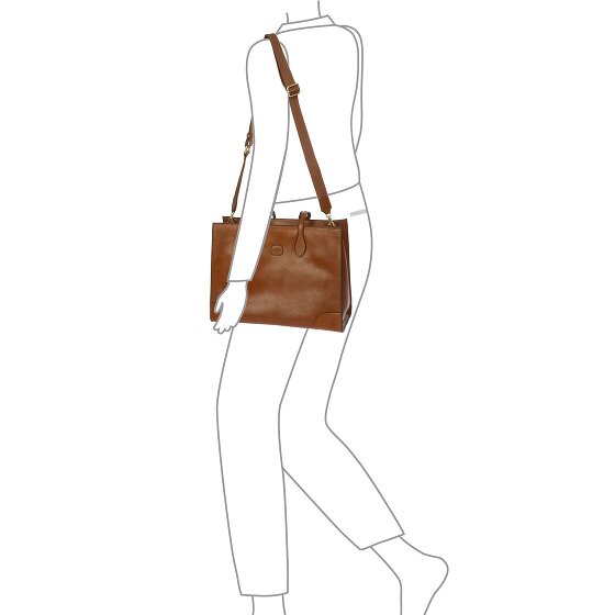 Bric's Volterra Shopper Bag M Skóra 40.5 cm Komora na laptopa