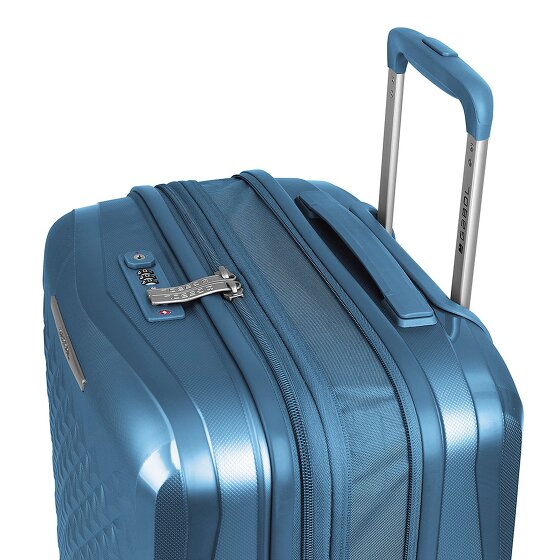 Gabol Queens 4 kółka Walizka kabinowy S 54 cm z plisą rozprężną