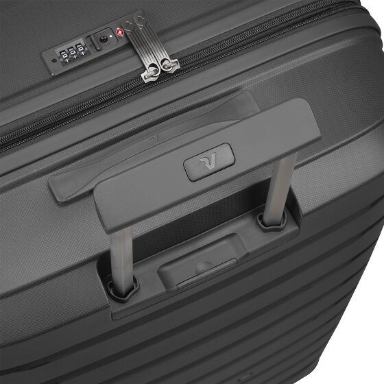 Roncato B-Flying Move 4 kółka Walizka kabinowy 55 cm z plisą rozprężną
