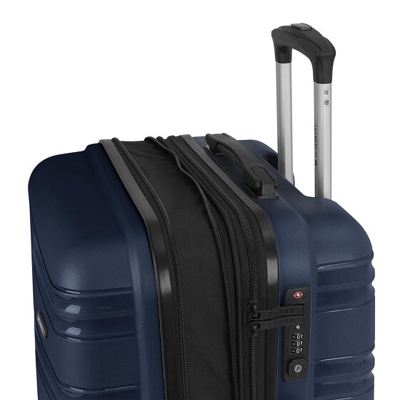 Gabol Uyiko 4 kółka Walizka kabinowy 54 cm z plisą rozprężną