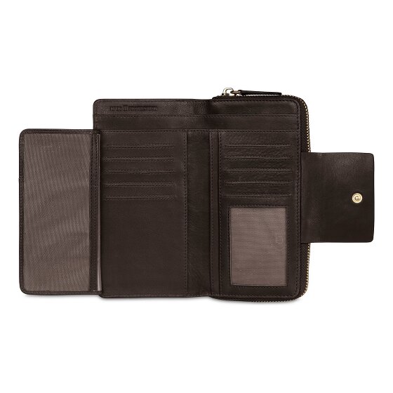 bugatti Fabia Portfel Ochrona RFID Skórzany 18 cm