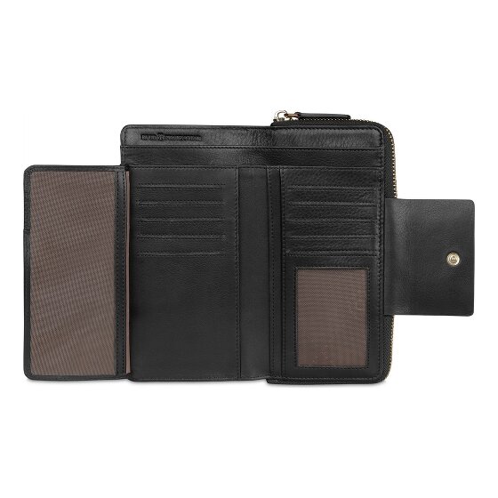 bugatti Fabia Portfel Ochrona RFID Skórzany 18 cm