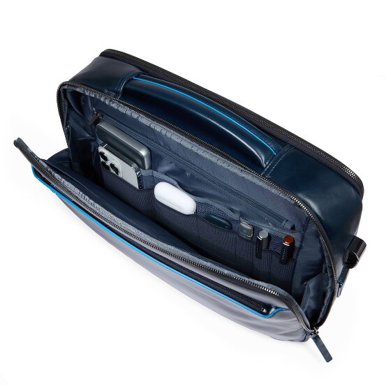 Piquadro Blue Square Teczka Skórzany 39 cm Komora na laptopa
