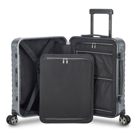 Roncato Uno Aluminium 4 kółka Walizka kabinowy 55 cm