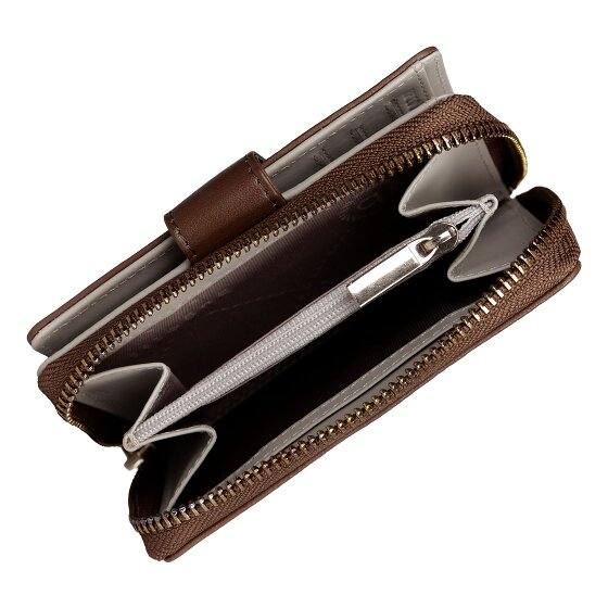 bugatti Viola Portfel Ochrona RFID Skórzany 12 cm