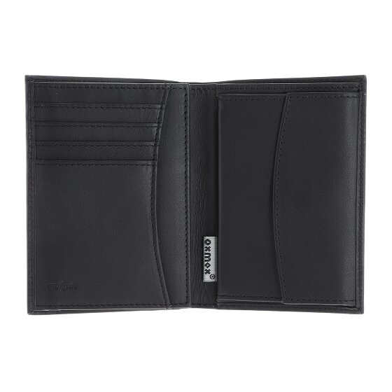 oxmox Leather Portfel Ochrona RFID Skóra 12.5 cm