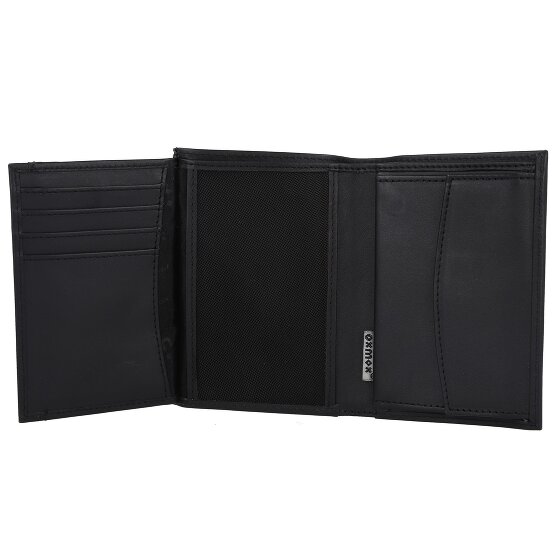 oxmox Leather Portfel Ochrona RFID Skórzany 9.5 cm