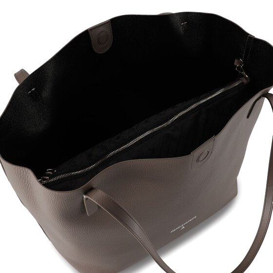 Patrizia Pepe Shopper Bag Skórzany 30 cm