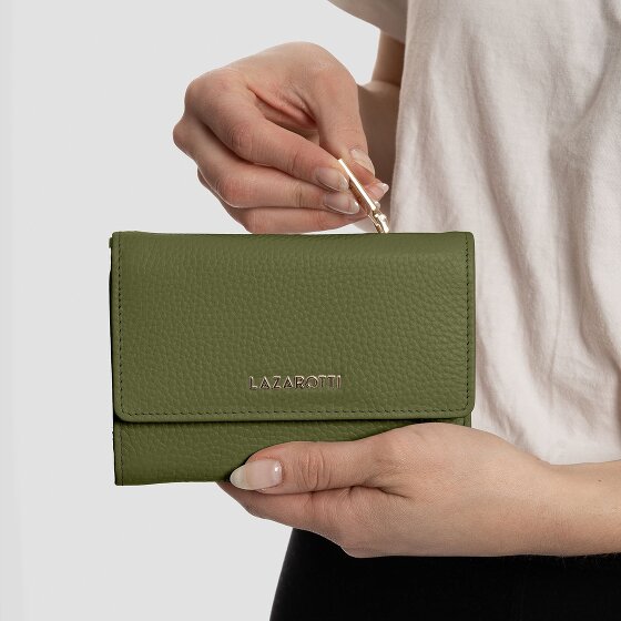 Lazarotti Bologna Leather Portfel Skórzany 14 cm