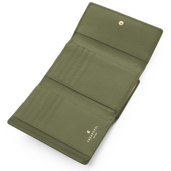 Lazarotti Skórzany portfel Bologna XL z przegrodą na zamek błyskawiczny, skóra 14 cm