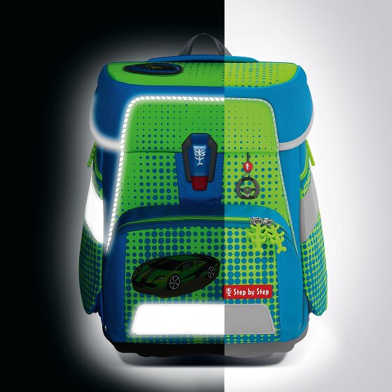 Step by Step Space Neon Zestaw tornistra 5-części