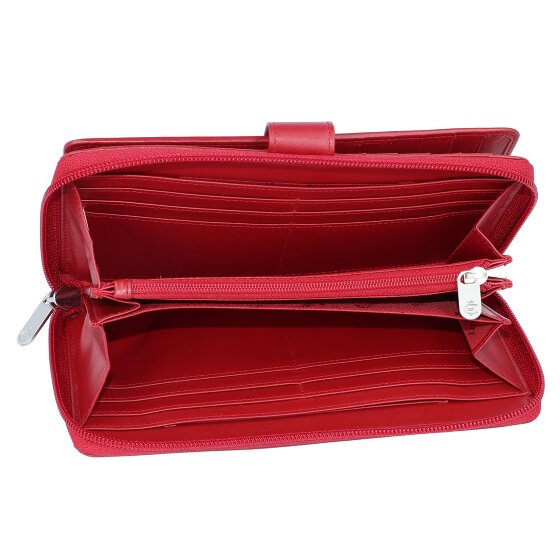 Esquire Nowy jedwabny portfel skórzany 19 cm