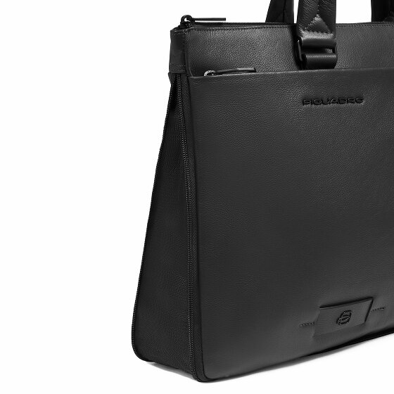 Piquadro Russel Teczka Ochrona RFID Skórzany 42 cm Komora na laptopa