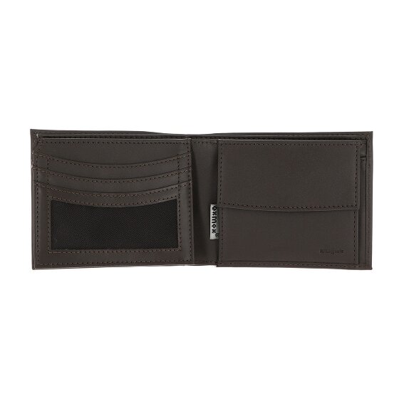 oxmox Leather Portfel Ochrona RFID Skóra 10 cm