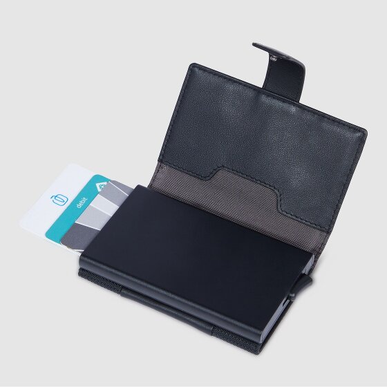 Piquadro PQ-Earth Etui na karty kredytowe Ochrona RFID Skórzany 6.5 cm