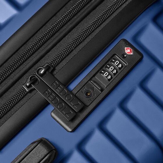 Redolz Essentials 18 4 kółka Walizka kabinowy 55 cm z plisą rozprężną