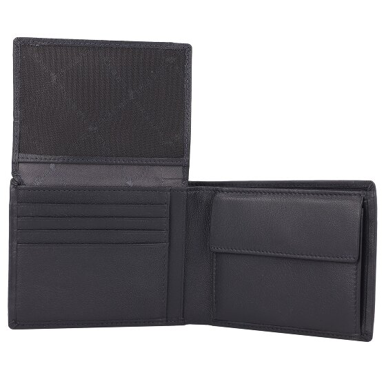 Braun Büffel Hannes Portfel Ochrona RFID Skórzany 12 cm