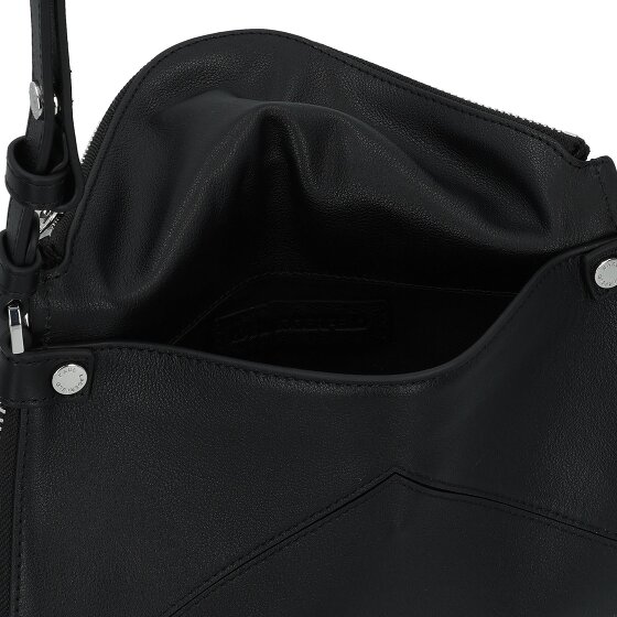 Karl Lagerfeld Hardware Mini Torba Torba na ramię Skórzany 18 cm z plisą rozprężną