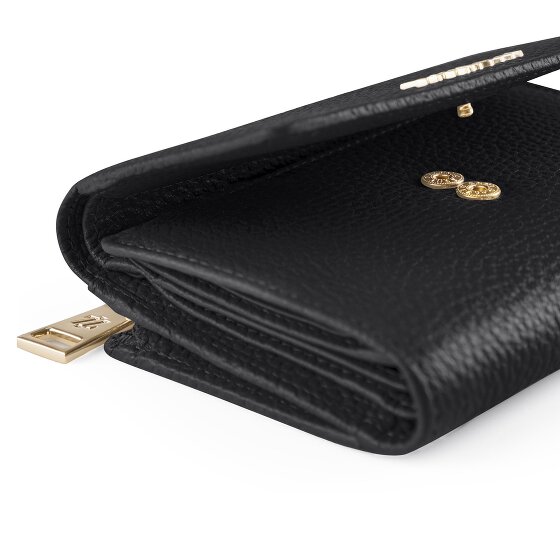 Lazarotti Portfel Bologna Leather XL z kieszenią zapinaną na zamek dookoła, Skóra, 14 cm