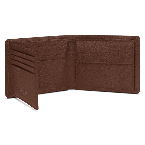 Redolz Leather Essentials QF portfel RFID skórzany rozkładany 12 cm