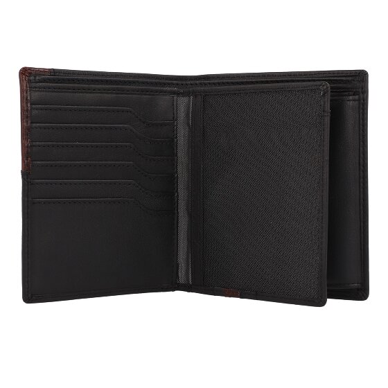 bugatti Corso DeLuxe Portfel Ochrona RFID Skórzany 10 cm