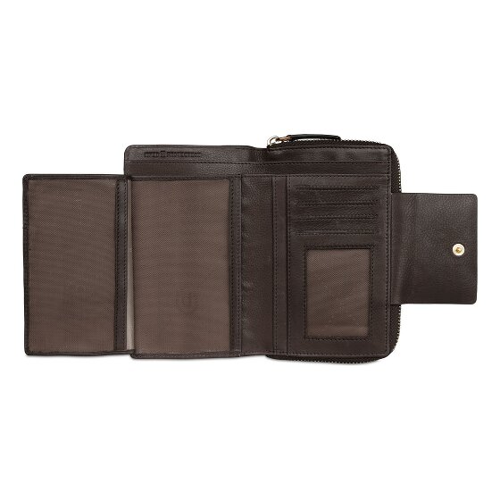 bugatti Fabia Portfel Ochrona RFID Skórzany 16 cm