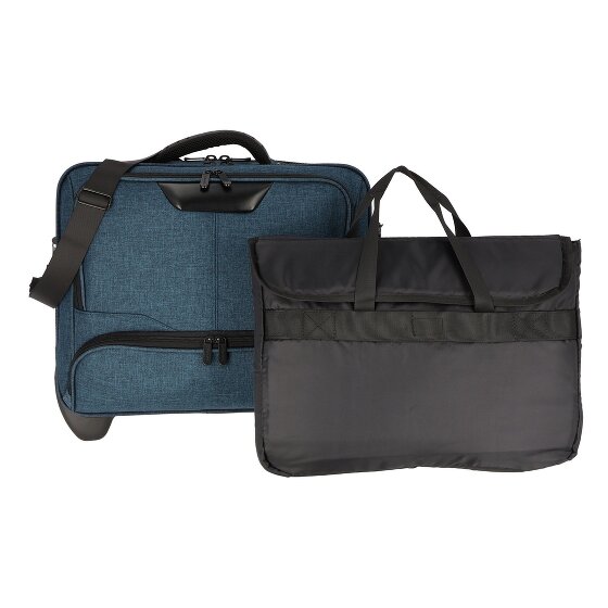 Dermata 2 kółka Walizka biznesowy 41 cm Komora na laptopa