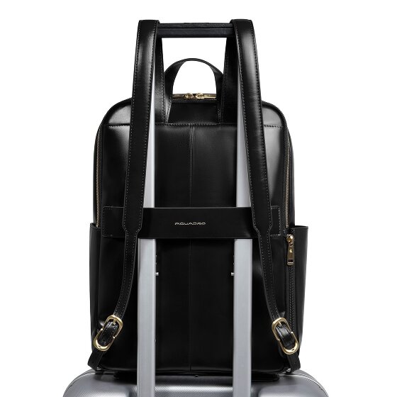 Piquadro Blue Square Plecak Ochrona RFID Skórzany 37 cm Komora na laptopa