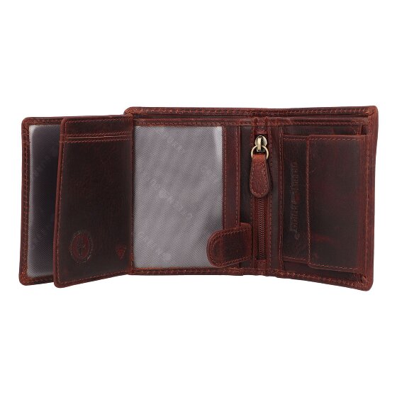 Greenburry Rugged Portfel Ochrona RFID Skórzany 8.5 cm