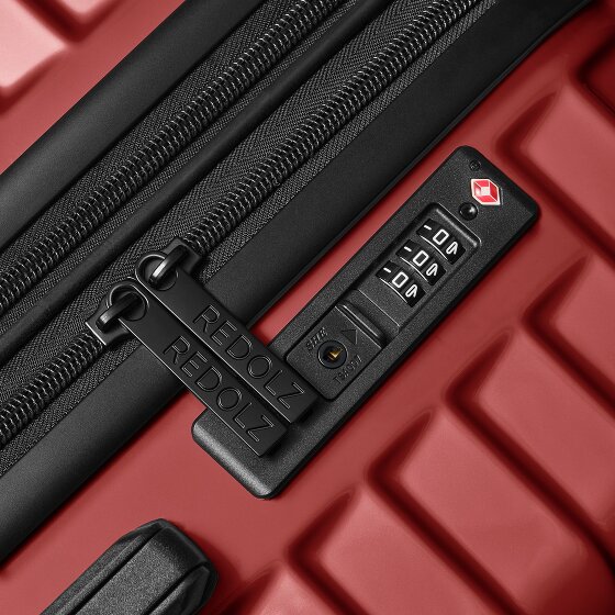 Redolz Essentials 18 4 kółka Zestaw walizek 3-części z plisą rozprężną