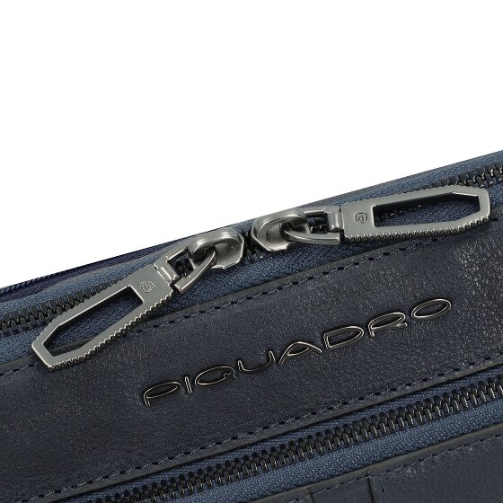 Piquadro Wollem Saszetka Ochrona RFID Skórzany 27 cm