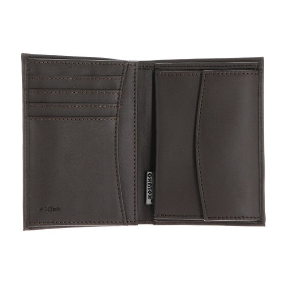 oxmox Leather Portfel Ochrona RFID Skóra 10 cm