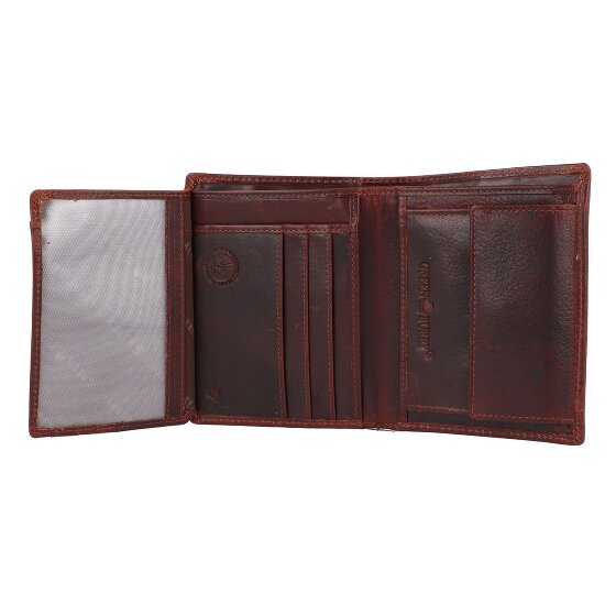 Greenburry Rugged Portfel Ochrona RFID Skórzany 12.5 cm